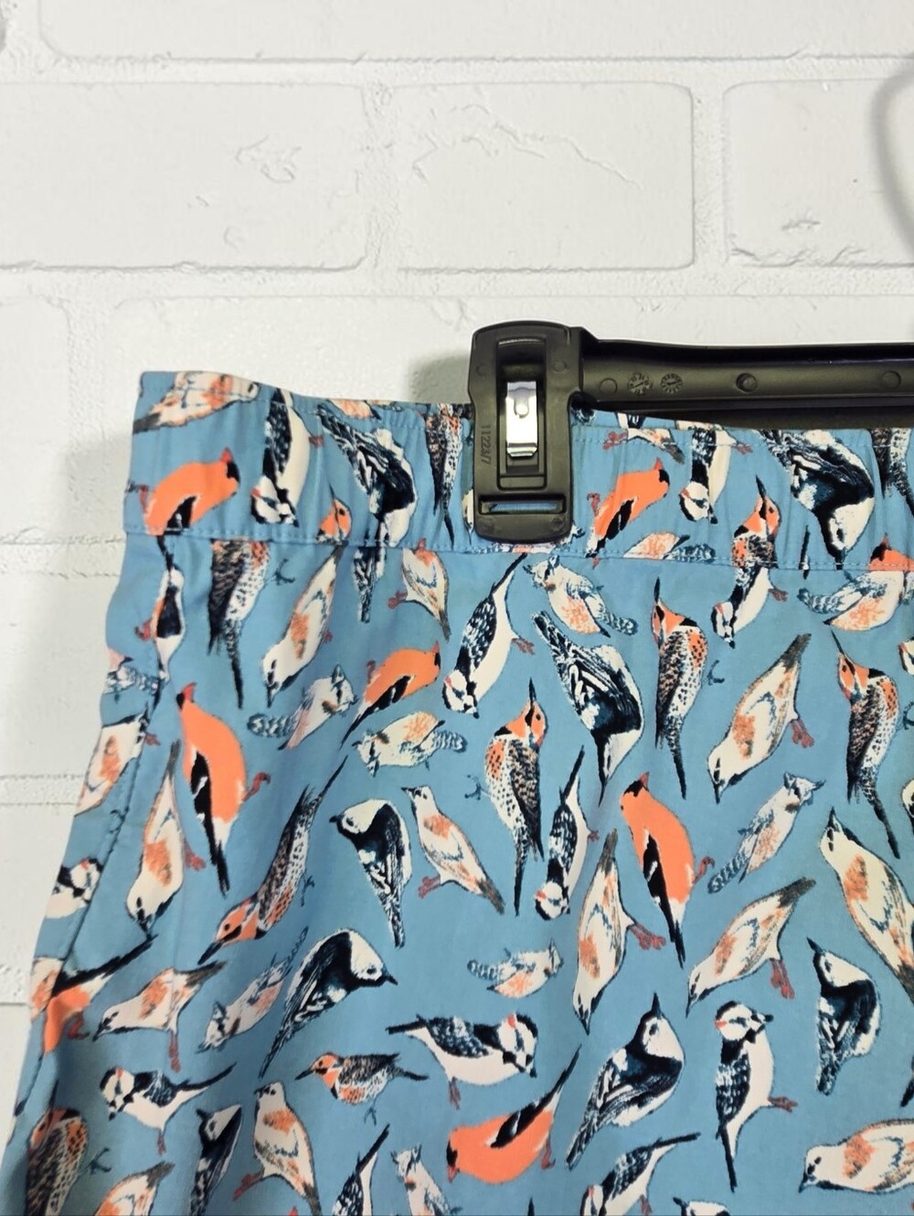 North Face Womens Class V Quick Dry Short Light Blue Bird Print Pockets Size XXL - Picture 12 of 15
